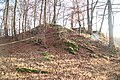 Nord-Süd-Blick auf die Burgruine