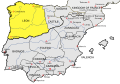 Kingdom of León (910-1833 AD) in 1037 AD.