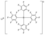 Lithium tetrakis(pentafluorophenyl)borate is the lithium salt of a highly lipophilic tetraarylborate anion, often referred to as a weakly coordinating anion.[2]