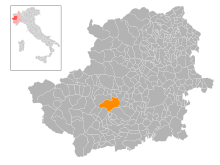 Localisation de Giaveno