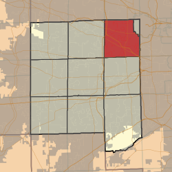 Location in DuPage County