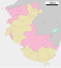 大谷山 22号墳の位置（和歌山県内）