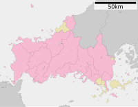 白鳥古墳 (平生町)の位置（山口県内）