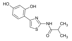 N-(4-(2,4-Dihydroxyphenyl)thiazol-2-yl)isobutyramid