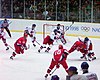 The 1998 gold medal game between Russia and the Czech Republic