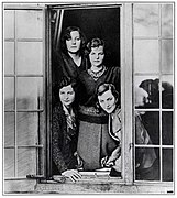Nancy, Diana, Unity and Jessica Mitford.