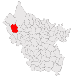 Location in Buzău County