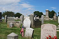 Cimetière à Rhode Island.