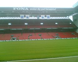 El Parken Stadion fue la sede de la final.