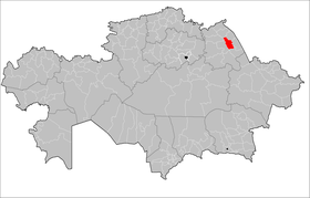 Localisation de District de Pavlodar