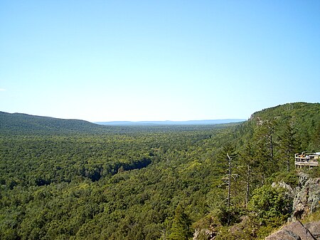 The Porcupine Mountains on the Upper Peninsula of Michigan