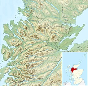 Map showing the location of Beinn Wyvis National Nature Reserve