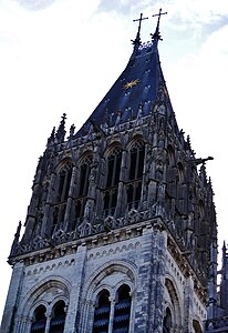 Top of the Saint-Romain tower