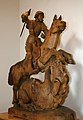 Holzskulptur St. Jürgen mit dem Drachen um 1510