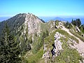 Blick vom Gratweg zwischen Stuiben und Steineberg nach Osten