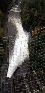 Tosbecken okertalsperre harz grundablass oben