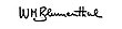 Signature de Werner Blumenthal