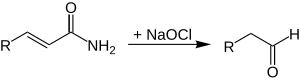 Weermann degradation general unsattuered carbonic acid amides