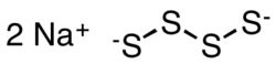 Strukturformel von Dinatriumtetrasulfid