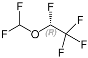 Structural Formula of (R)-Desfluran