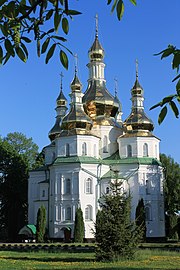 Trinity Church of the Hustynia Monastery in Chernihiv Oblast. 1674