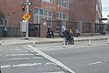 View from MTA bus at the intersection of East Centre Street and Fallsway