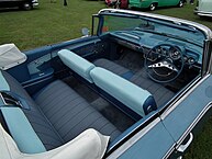 1960 Chevrolet Impala convertible interior (Australia)