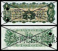 AUS-11b-Commonwealth Bank of Australia-One Pound (1923)