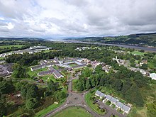 Aerial shot of Erskine's Bishopton site