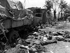 Vestige d'un convoi allemand vers Chambois.