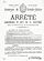 Arrêté du 10 septembre 1900 interdisant le port de la soutane.