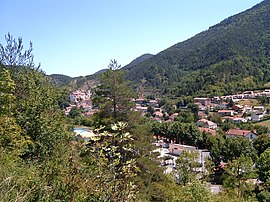 A general view of Axat