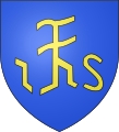 Blason de la famille de Saint-Chamas au Christogramme