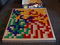 Plateau du jeu Blokus.