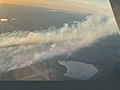 Areal photo of the Blue Lakes Fire on May 14, 2022