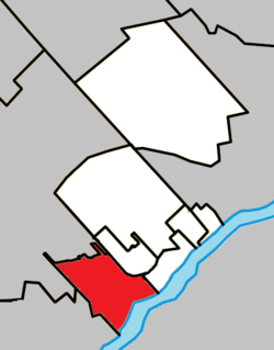 Location within Thérèse-De Blainville RCM