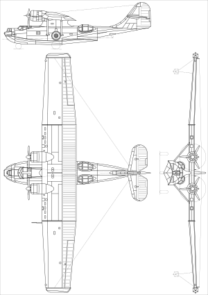 Consolidated PBY-5A Catalina drawing