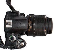 D40 with normal zoom equipped with a Nikkor 18-55mm f/3.5-5.6G VR kit lens