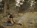 Down on His Luck 1889 by Frederick McCubbin of the Heidelberg School