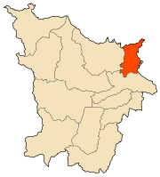 Location of Annaba, Algeria within Annaba Province