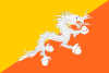 Current flag of Bhutan