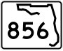 State Road 856 marker