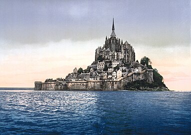 Le mont Saint Michel, possible source d'inspiration pour la création d'Ambre.