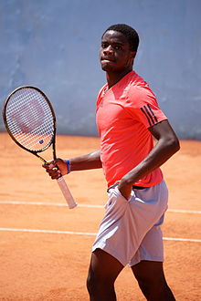 Frances Tiafoe à l'Open de Nice 2015.