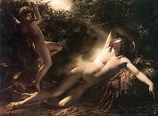 Anne-Louis Girodet, Le Sommeil d'Endymion (1791).