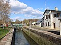 Schleuse am Sambre-Oise-Kanal