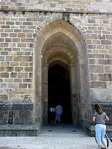 The portal of the bell tower