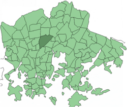 Location in Helsinki