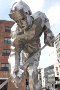 Iceman statue