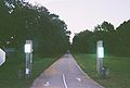 The Withlacoochee State Trail facing south from the Magnon Drive crossing in Istachatta